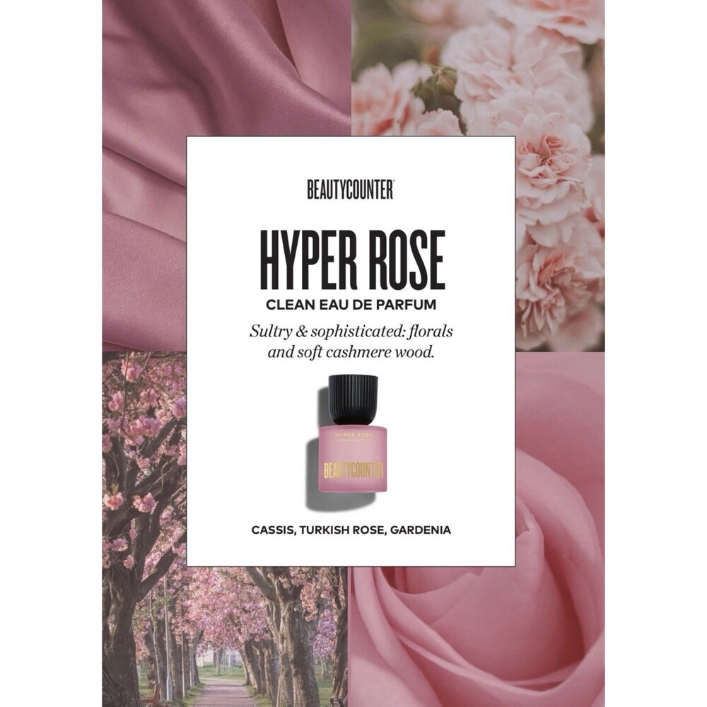 Beautycounter Hyper Rose Clean Perfume Eau De Parfum Spray 1.7 fl oz New in Box - Picture 3 of 3